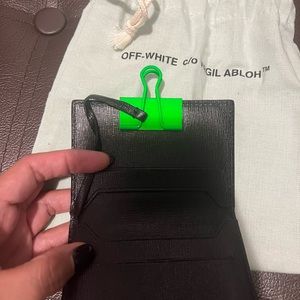 off white virgil abloh card holder